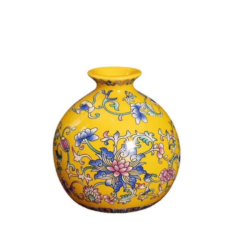 Hand-Enamelled Vase, enamel ceramic — view 5