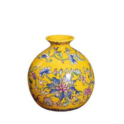 Hand-Enamelled Vase, enamel ceramic — view 5