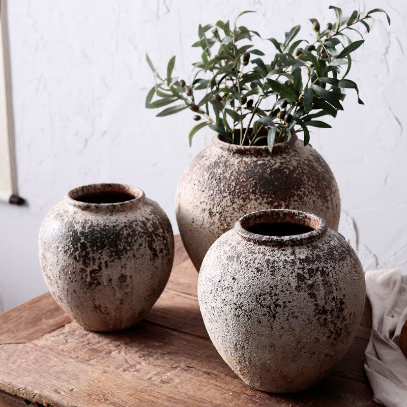 Dried Flower Ceramic Vase — main view