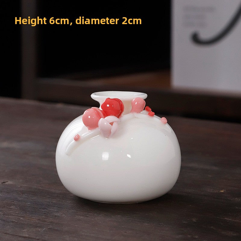 Handmade Mini Ceramic Vase, Scandinavian vase — view 5