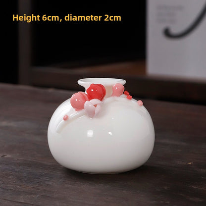 Handmade Mini Ceramic Vase, Scandinavian vase — view 5