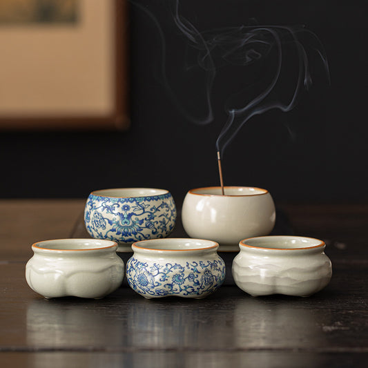 Ceramic Incense Burner & Tray — Nordic home accent | BYHIMSELF