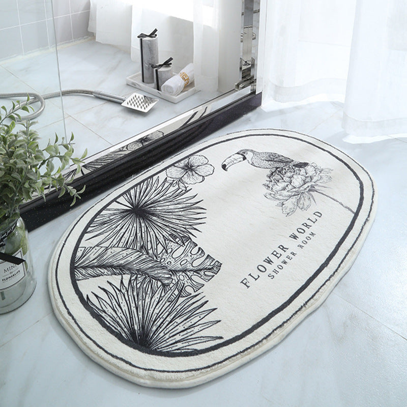 Plush Non-Slip Oval Rug — view 10