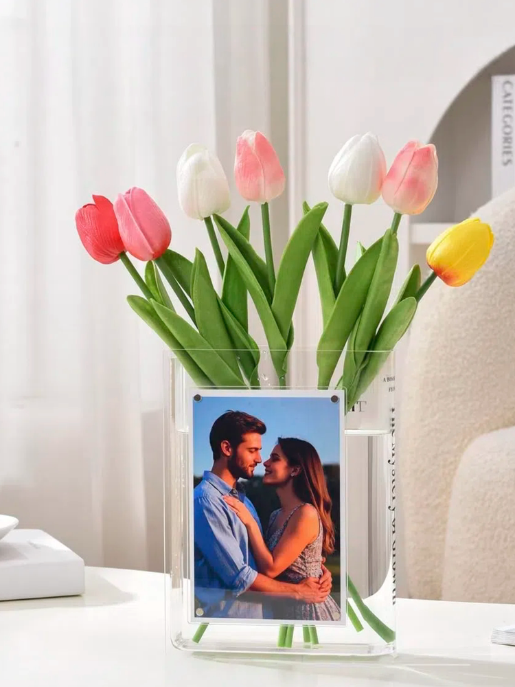 Acrylic Photo-Frame Vase — view 3