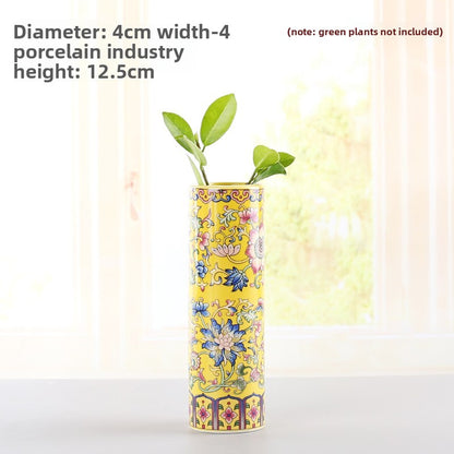 Hand-Painted Vase, painted ceramic — view 12