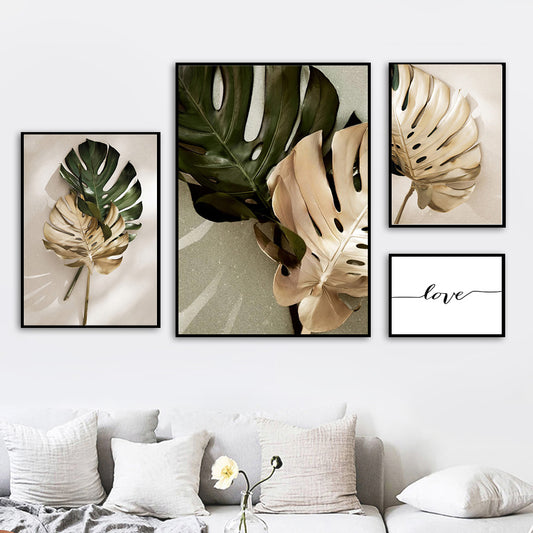 Tropical Greenery Art Print — botanical wall art | BYHIMSELF