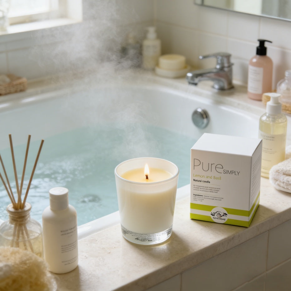 Herbaceous Woody Soy Candle - Bergamot & Vetiver — view 3