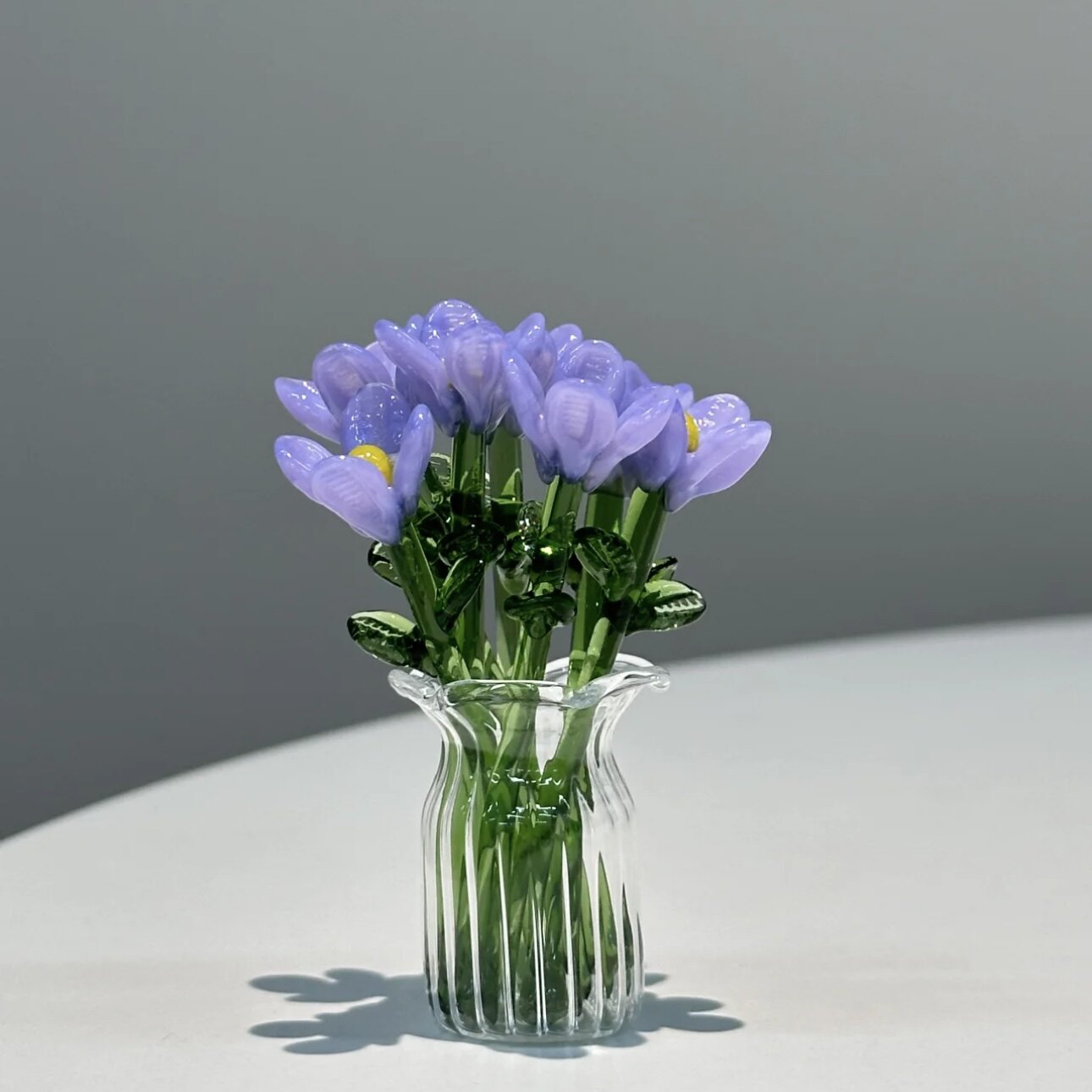 Handmade Glass Bouquet & Vase — view 14