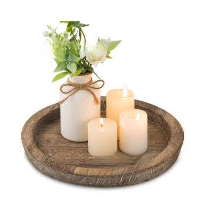 Farmhouse Wooden Storage Tray — view 6
