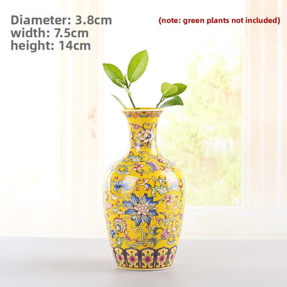 Hand-Painted Vase, painted ceramic — view 9
