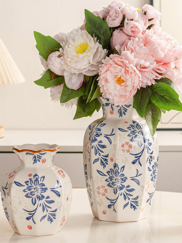 Blue & White Porcelain Vase, porcelain decor — view 5