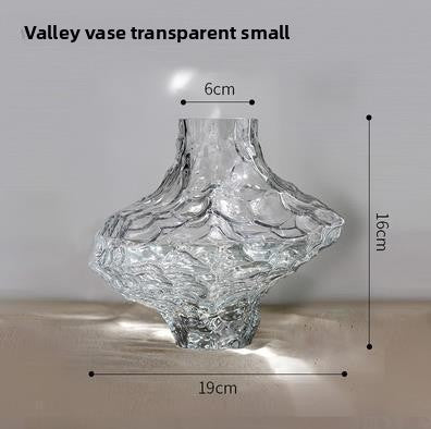 Sculptural Glass Vase, glass decor — view 6