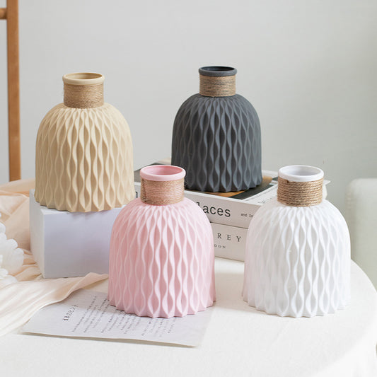 Origami Fold Vase — matte ceramic Scandinavian vase | BYHIMSELF