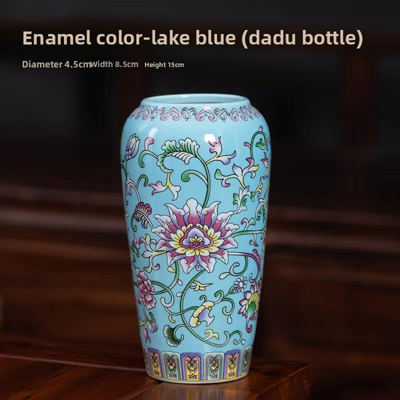Hand-Enamelled Vase — view 22