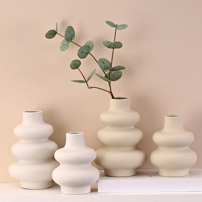 Nordic Gourd Vase — muted ceramic Scandinavian vase | BYHIMSELF