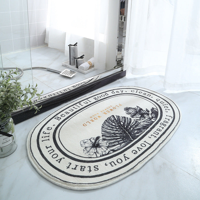 Plush Non-Slip Oval Rug — view 12