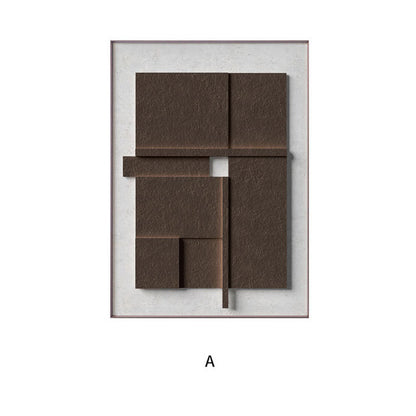 Geometric Abstract Canvas Wall Art — view 4
