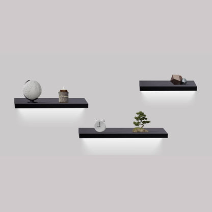 Invisible-Bracket Floating Shelf Maple — wood wall shelf | BYHIMSELF