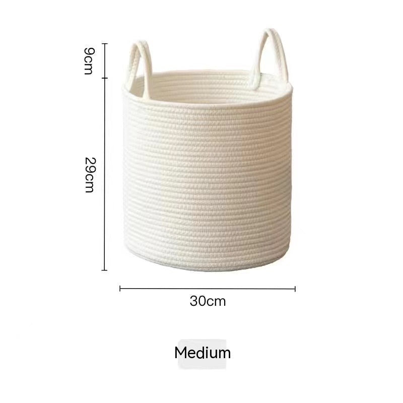 Cotton Laundry Storage Basket — view 7
