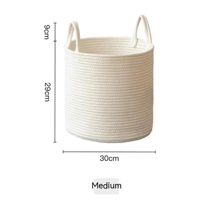 Cotton Laundry Storage Basket — view 7