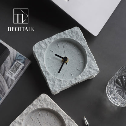 Table Clock — wabi-sabi aesthetic table clock | BYHIMSELF