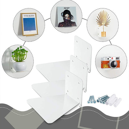 Invisible-Bracket Iron Floating Shelf — view 3