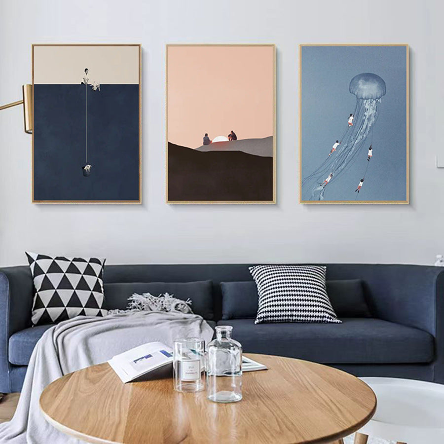 Nordic Minimalist Art Print — Scandinavian wall art | BYHIMSELF