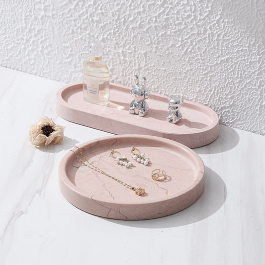 Marble-Effect Decorative Tray — view 2