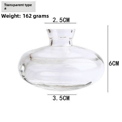 Transparent Coloured Vase, tinted glass — view 6