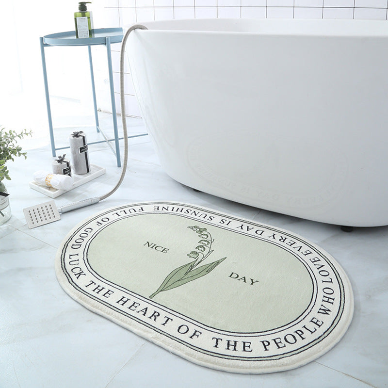 Plush Non-Slip Oval Rug — view 9