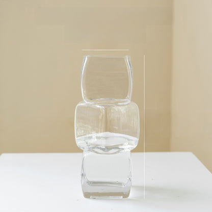 Gradient Geometric Glass Vase, glass vase — view 12