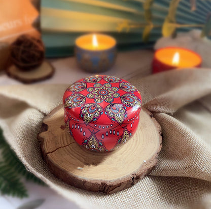 Dried Flower Soy Candle in Tin — view 13