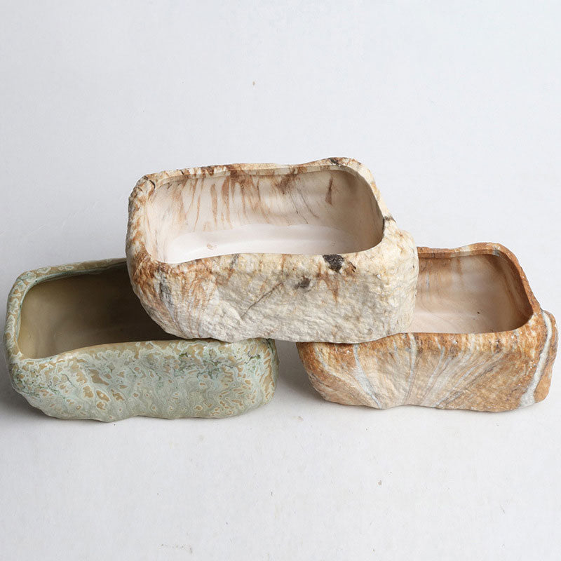 Antique Ceramic Succulent Planter — view 4