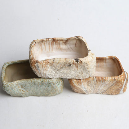Antique Ceramic Succulent Planter — view 4