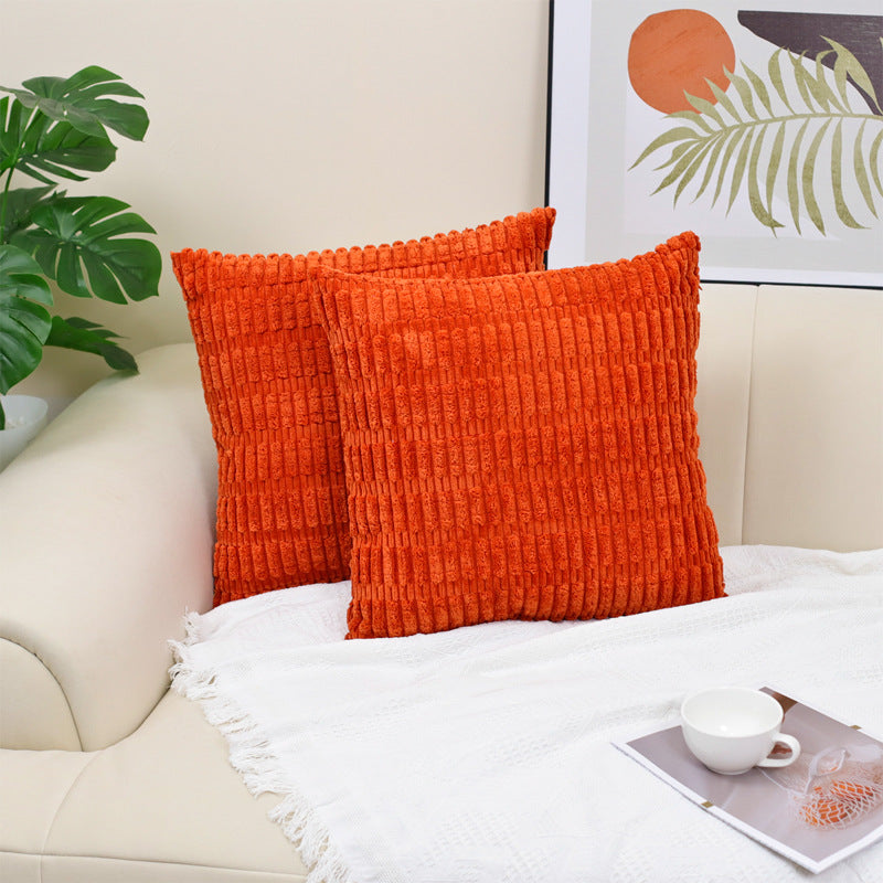 Boho Striped Corduroy Pillow Cover — view 15