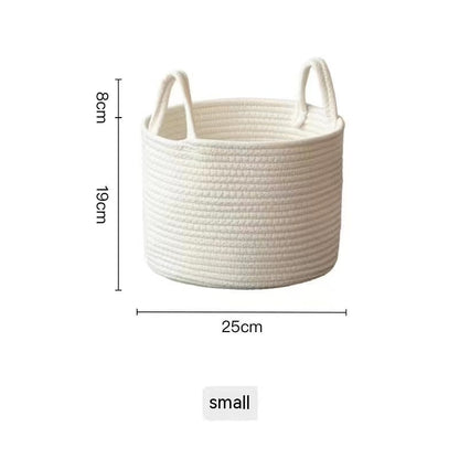 Cotton Laundry Storage Basket — view 9