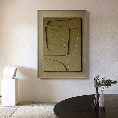 Geometric Abstract Canvas Wall Art — view 6