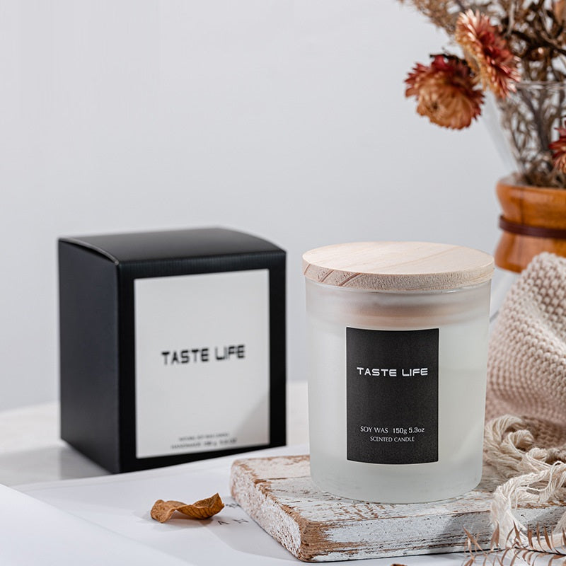 Smokeless Soy Candle with Wooden Cover — view 3