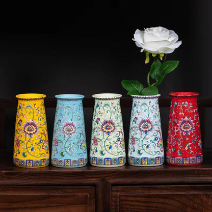 Hand-Enamelled Vase, enamel ceramic — view 4