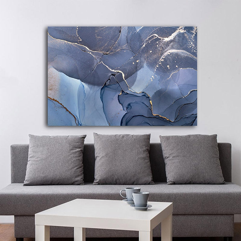 Marble Texture Abstract Print — view 4