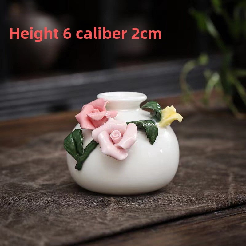 Handmade Mini Ceramic Vase, Scandinavian vase — view 9